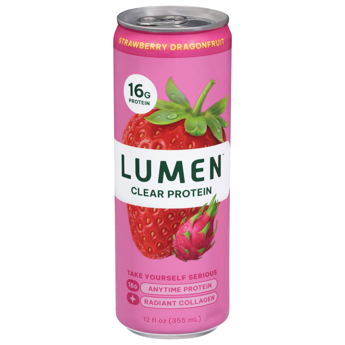 Lumen Strawberry Dragonfruit Clear Protein 12 fl oz