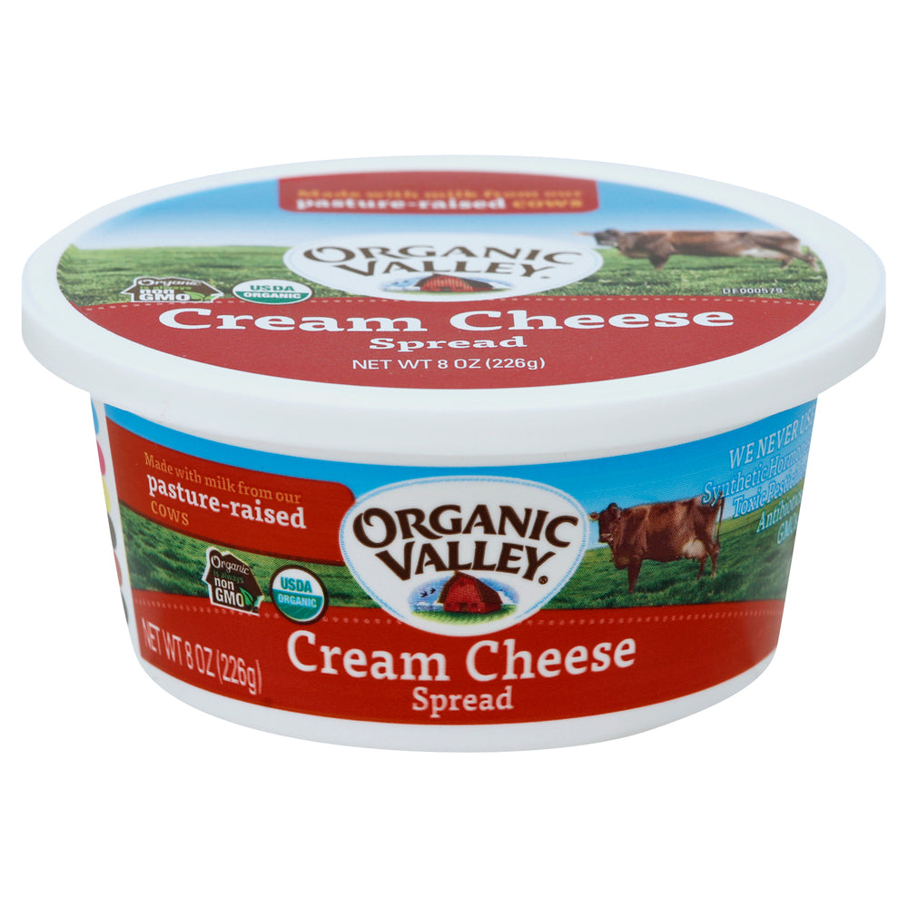 Organic Valley, Cream Cheese Tub,  8 Oz
