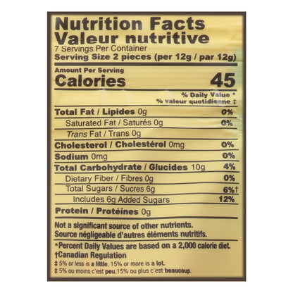 Ginger People Gin Gins Spicy Turmeric Ginger Chews 3 oz