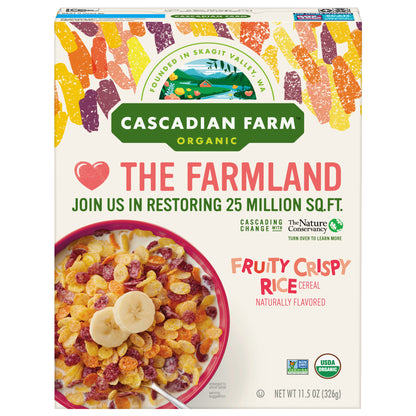 Cascadian Farm Organic Fruity Crispy Rice Cereal 11.5 oz