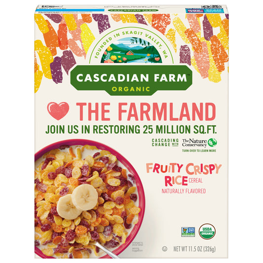Cascadian Farm Organic Fruity Crispy Rice Cereal 11.5 oz