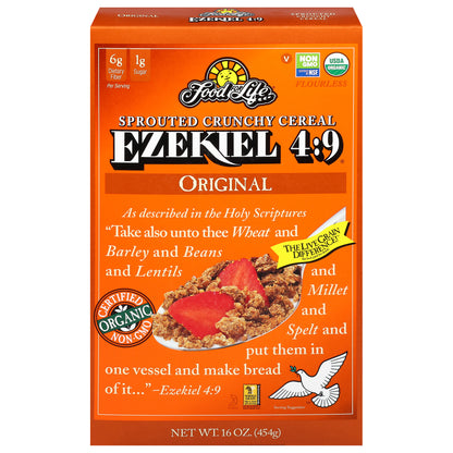 Food for Life Ezekiel 4:9 Sprouted Crunchy Original Cereal 16 oz
