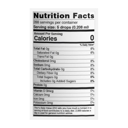 SweetLeaf Sweet Drops SteviaClear Stevia Sweetener 2 fl oz