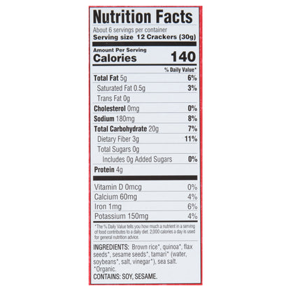 Mary's Gone Crackers Organic Original Crackers 6.5 oz