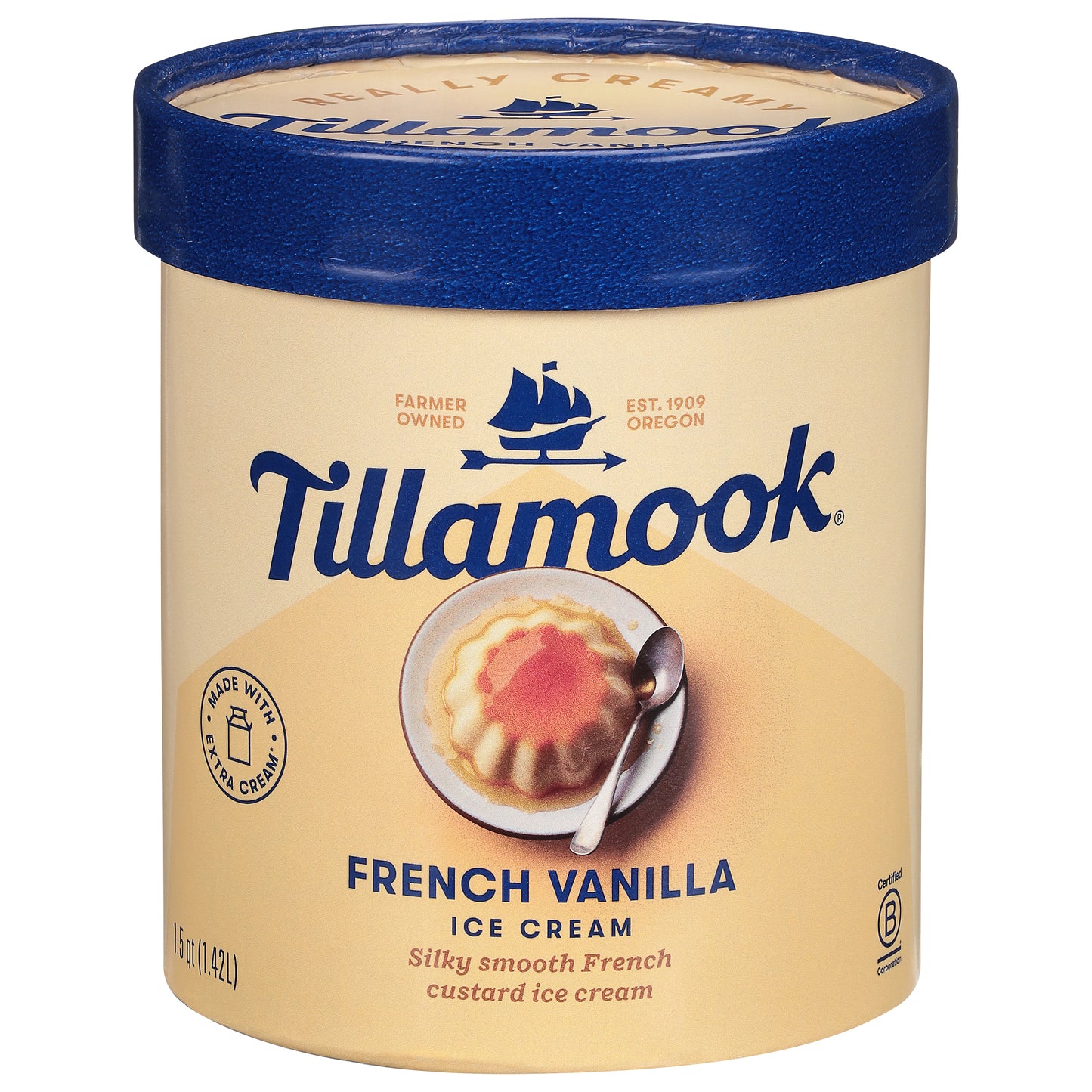 Tillamook French Vanilla Ice Cream 1.5 qt