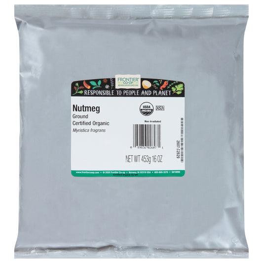 Frontier Co-op Organic Ground Nutmeg 16 oz