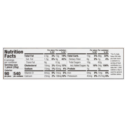 Bubbies Alphonso Mango Mochi 6 - 1.25 oz ea