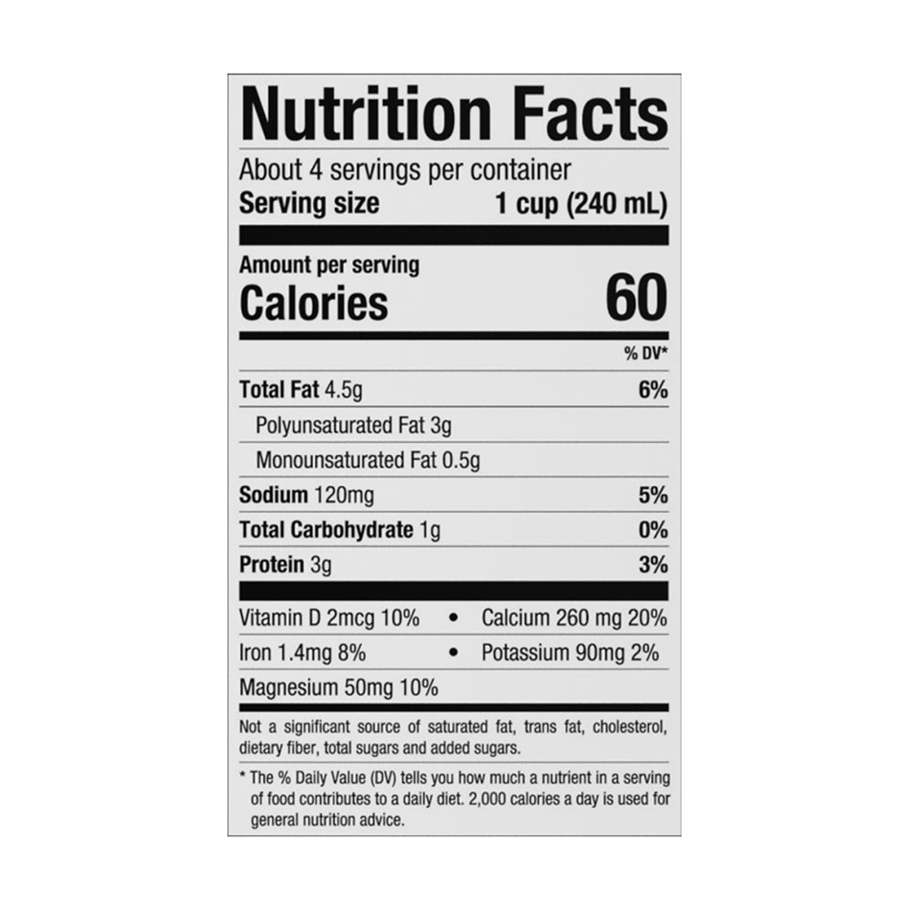 Pacific Foods Plant-Based Unsweetened Hemp Milk 32 fl oz