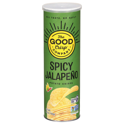 The Good Crisp Company Spicy Jalapeno Potato Crisps 5.6 oz
