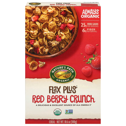 Nature's Path Organic Flax Plus Red Berry Crunch Cereal 10.6 oz
