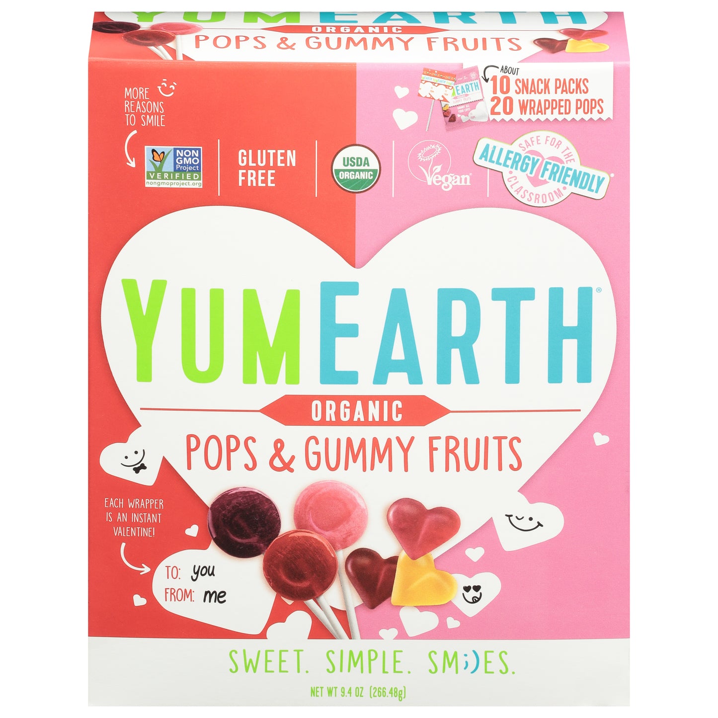 YumEarth Organic Pops & Gummy Fruits 9.4 oz