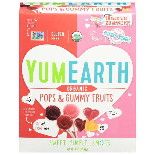 YumEarth Organic Pops & Gummy Fruits 9.4 oz
