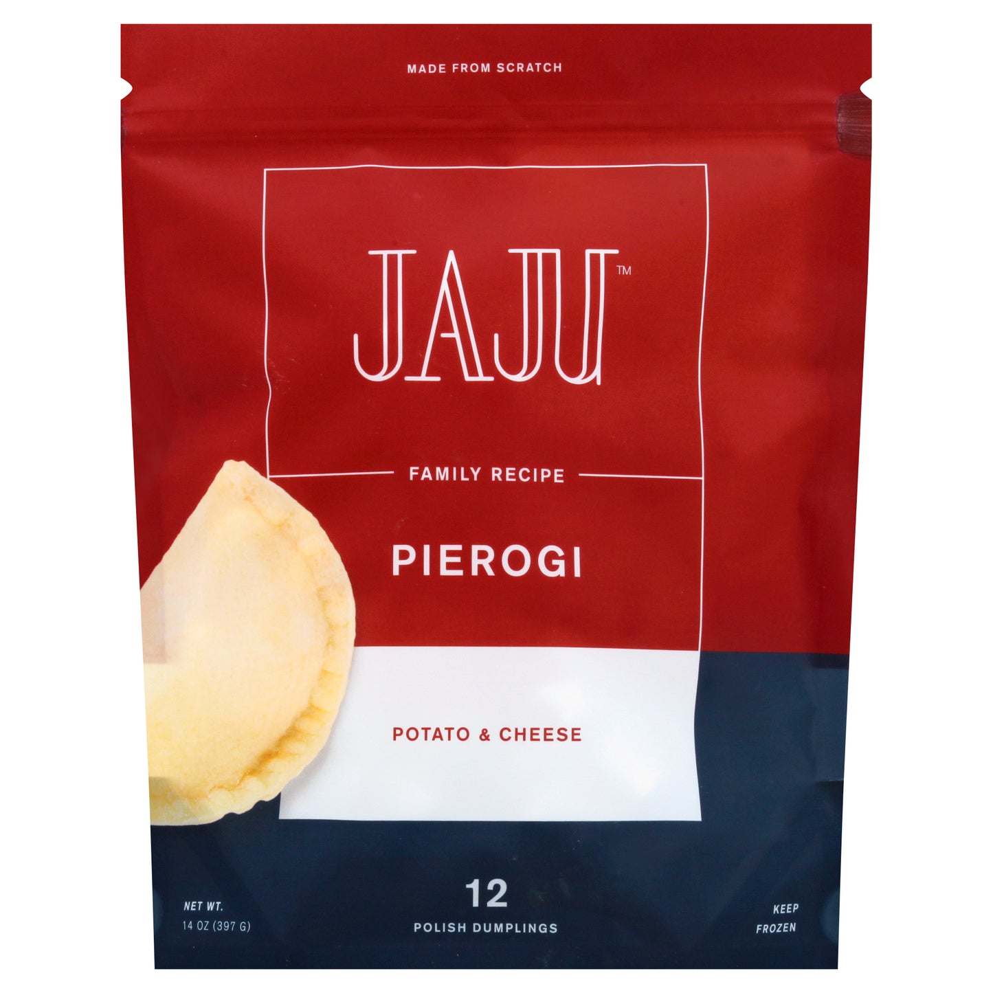 JaJu Pierogi Potato & Cheese Polish Dumplings 12 ea