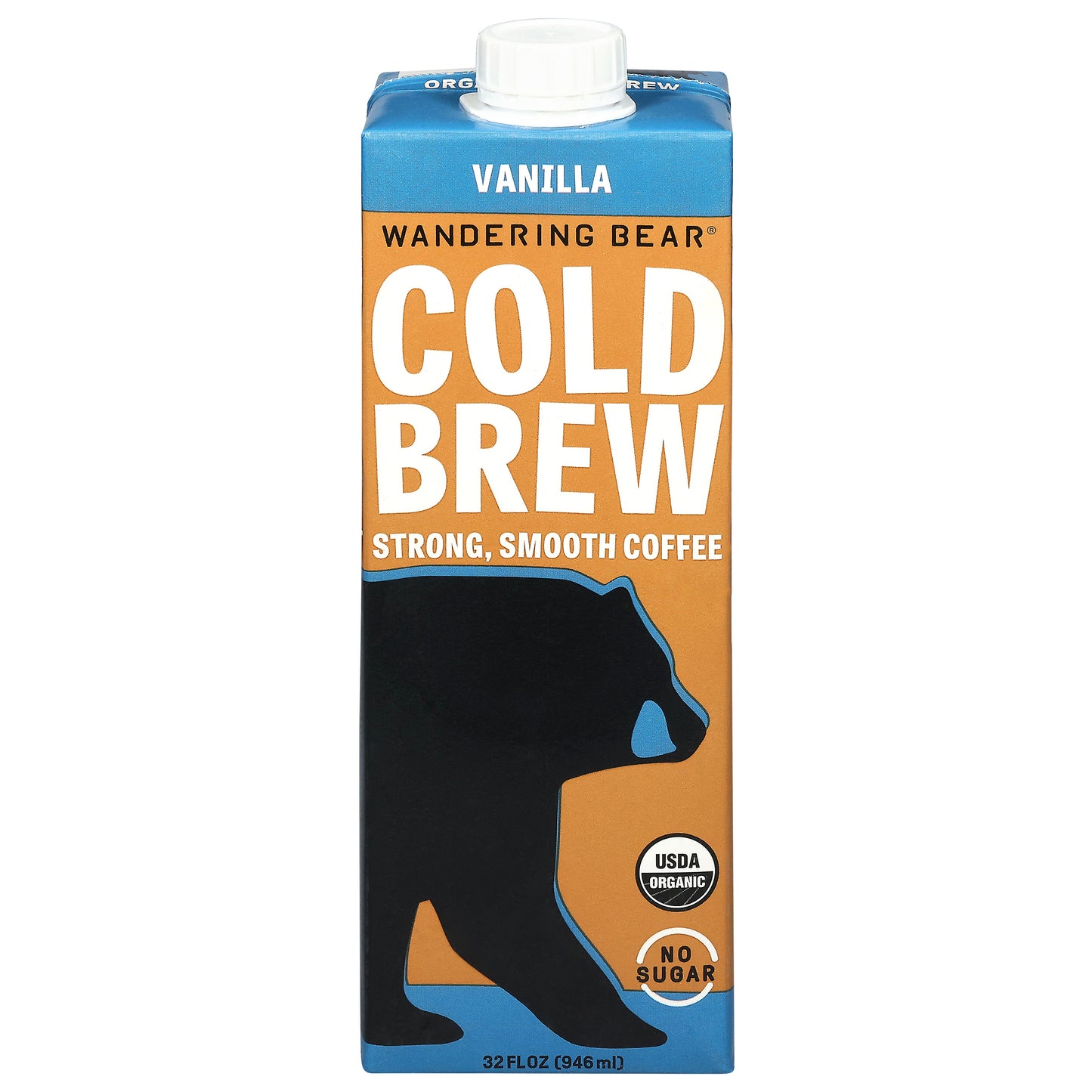 Wandering Bear Cold Brew Vanilla Coffee 32 fl oz