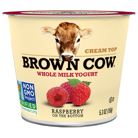 Brown Cow Whole Milk Raspberry Yogurt 5.3 oz