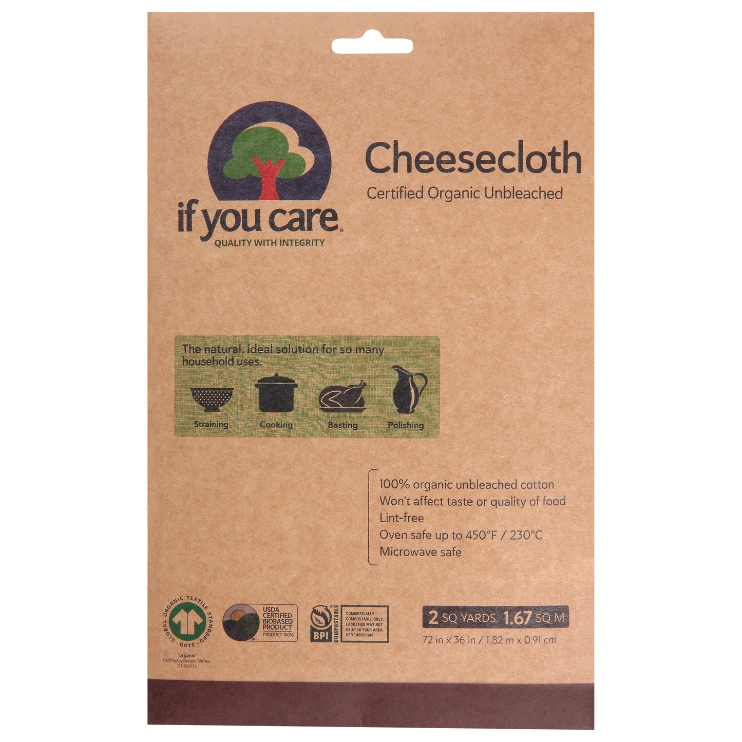 If You Care Cheesecloth 1 ea