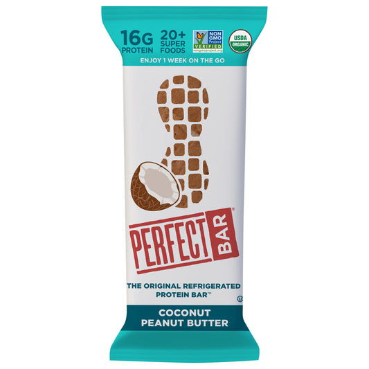 Perfect Bar Gluten-Free Coconut Peanut Butter Refrigerated Protein Bar, Organic, 2.5 oz