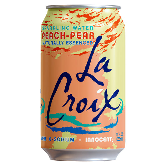 LaCroix Naturally Essenced Peach-Pear Sparkling Water 12 oz