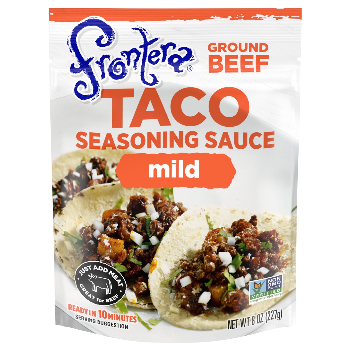 Frontera Mild Ground Beef Seasoning Taco Sauce, 8 oz