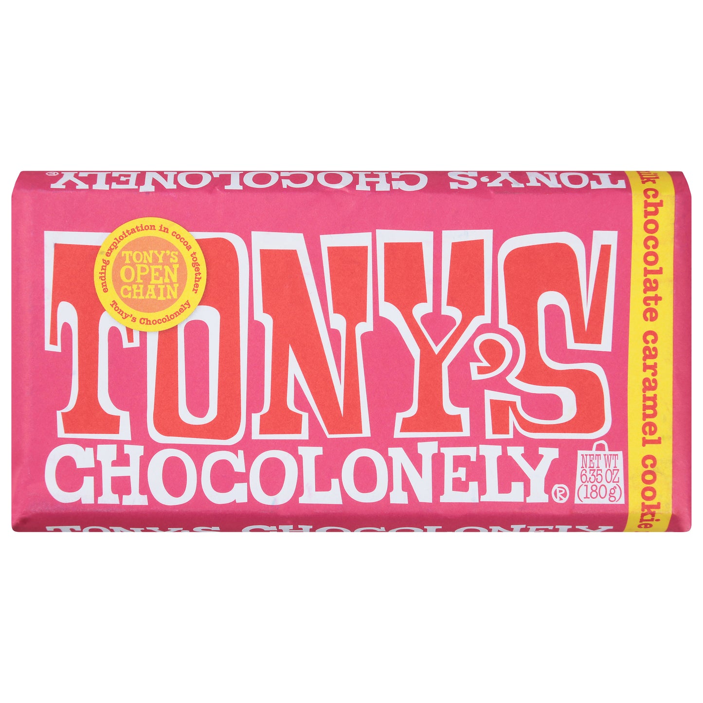 Tony's Chocolonely Caramel Cookie Milk Chocolate 6.35 oz
