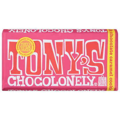 Tony's Chocolonely Caramel Cookie Milk Chocolate 6.35 oz
