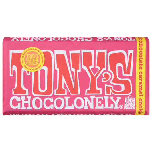 Tony's Chocolonely Caramel Cookie Milk Chocolate 6.35 oz