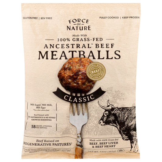 Force of Nature Classic Meatballs 14 oz