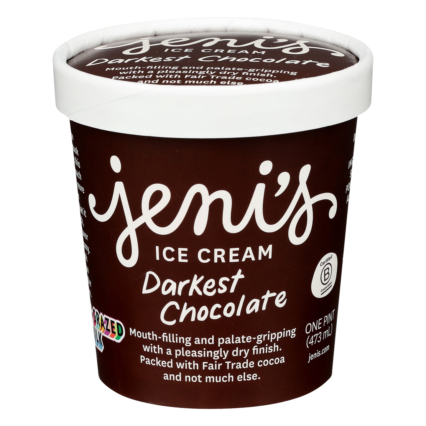 Jeni's Darkest Chocolate Ice Cream 1 pt