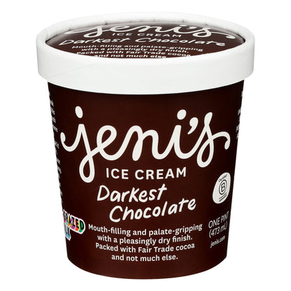 Jeni's Darkest Chocolate Ice Cream 1 pt