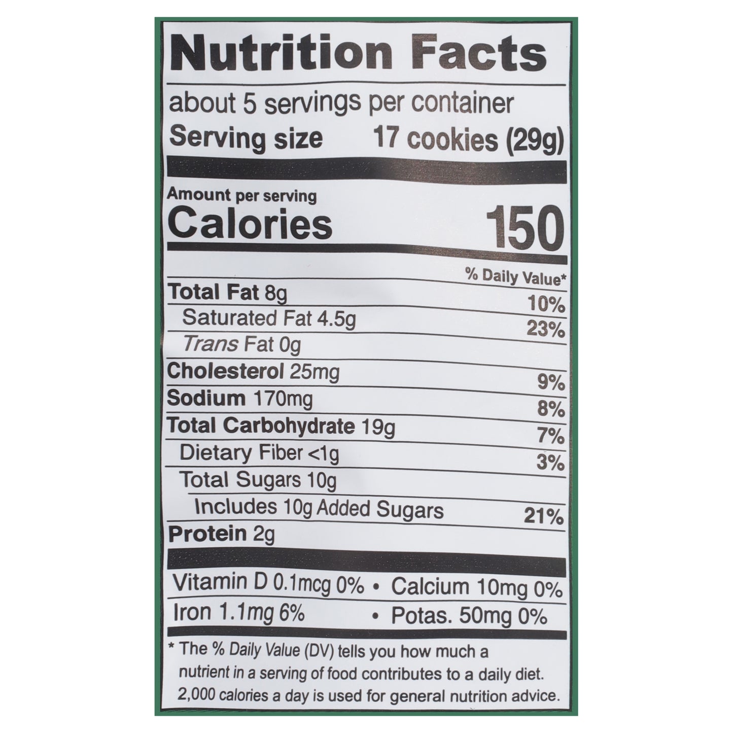 Tate's Chocolate Chip Cookies 5.5 oz