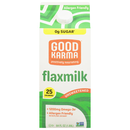 Good Karma Unsweetened Flaxmilk 64 fl oz