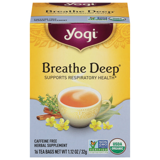 Yogi Breathe Deep Tea 16 Tea Bags