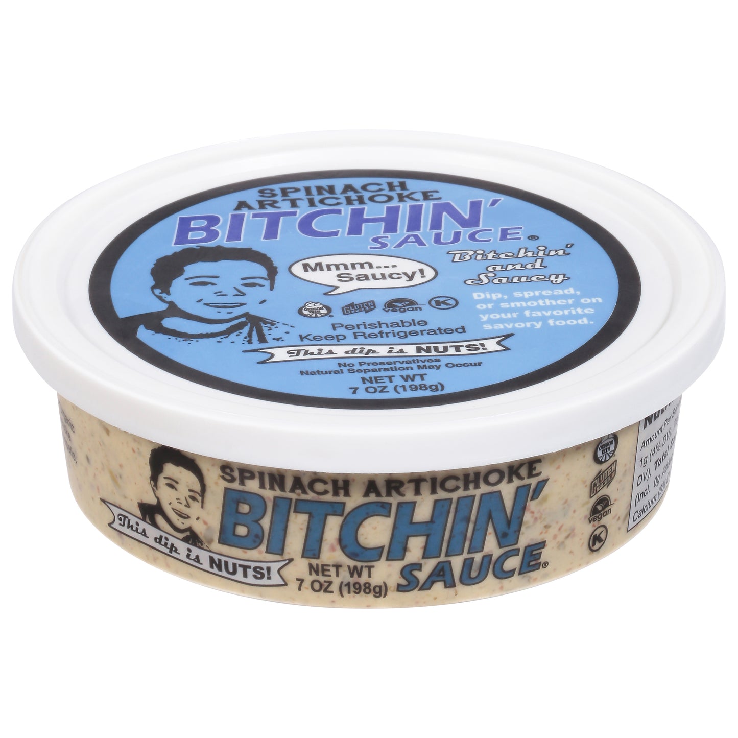 Bitchin' Sauce Spinach Artichoke Sauce 7 oz