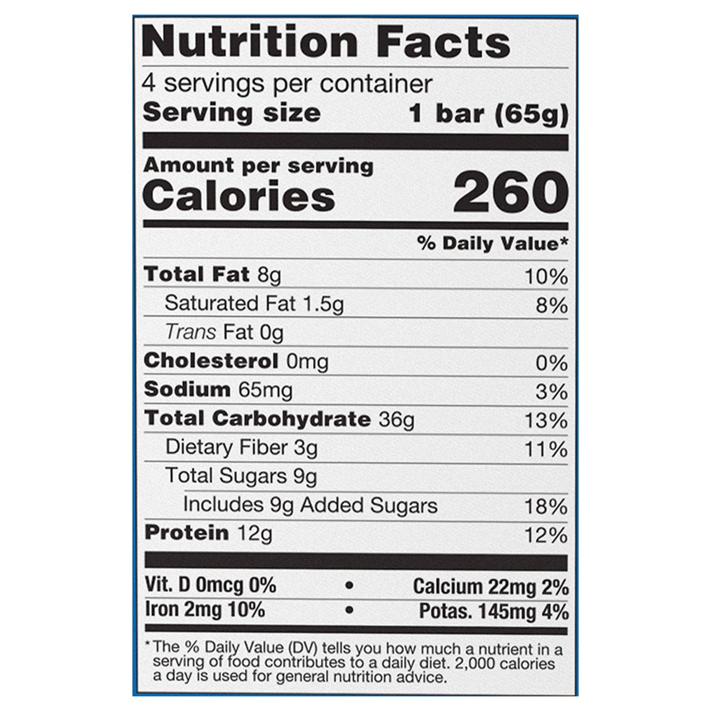 Oatmeal Chocolate Chip MacroBar 4ct Multipack