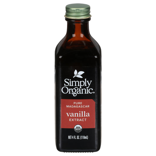 Simply Organic Pure Madagascar Vanilla Extract 4 fl oz