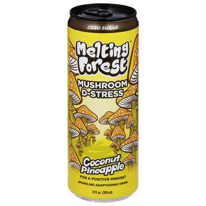 Melting Forest Sparkling Coconut Pineapple Adaptogenic Drink 12 fl oz