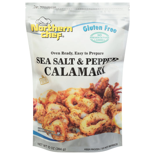 Northern Chef Gluten Free Sea Salt & Pepper Calamari 10 oz