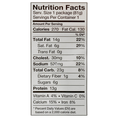 Smoked Turkey & Cheese Lunch Kit 2.90 oz