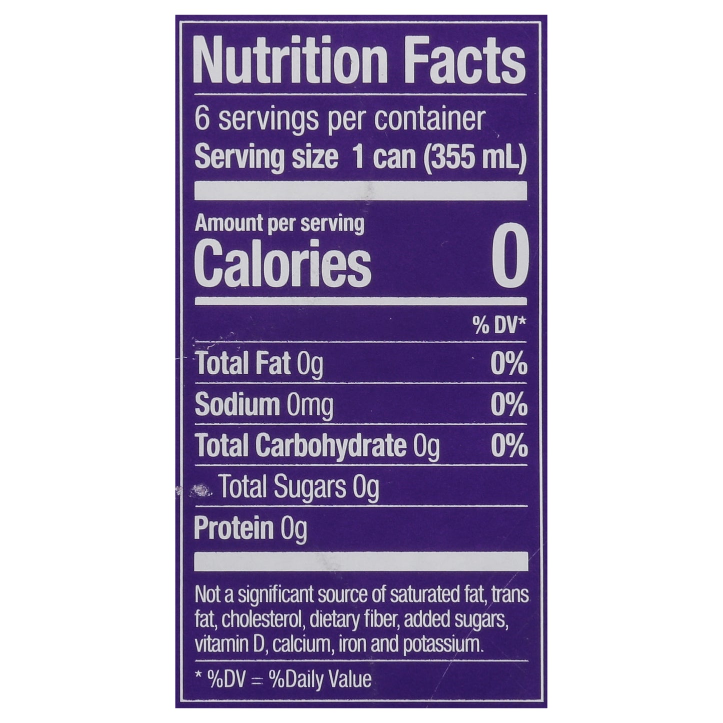 Zevia Zero Sugar Grape Soda 6 - 12 fl oz Cans