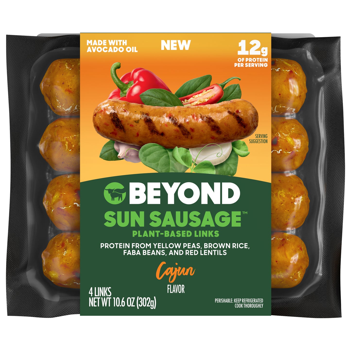 Beyond Cajun Sun Sausage 4 ea