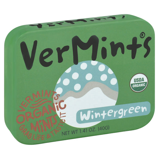 VerMints Organic Wintergreen Mints 1.41 oz