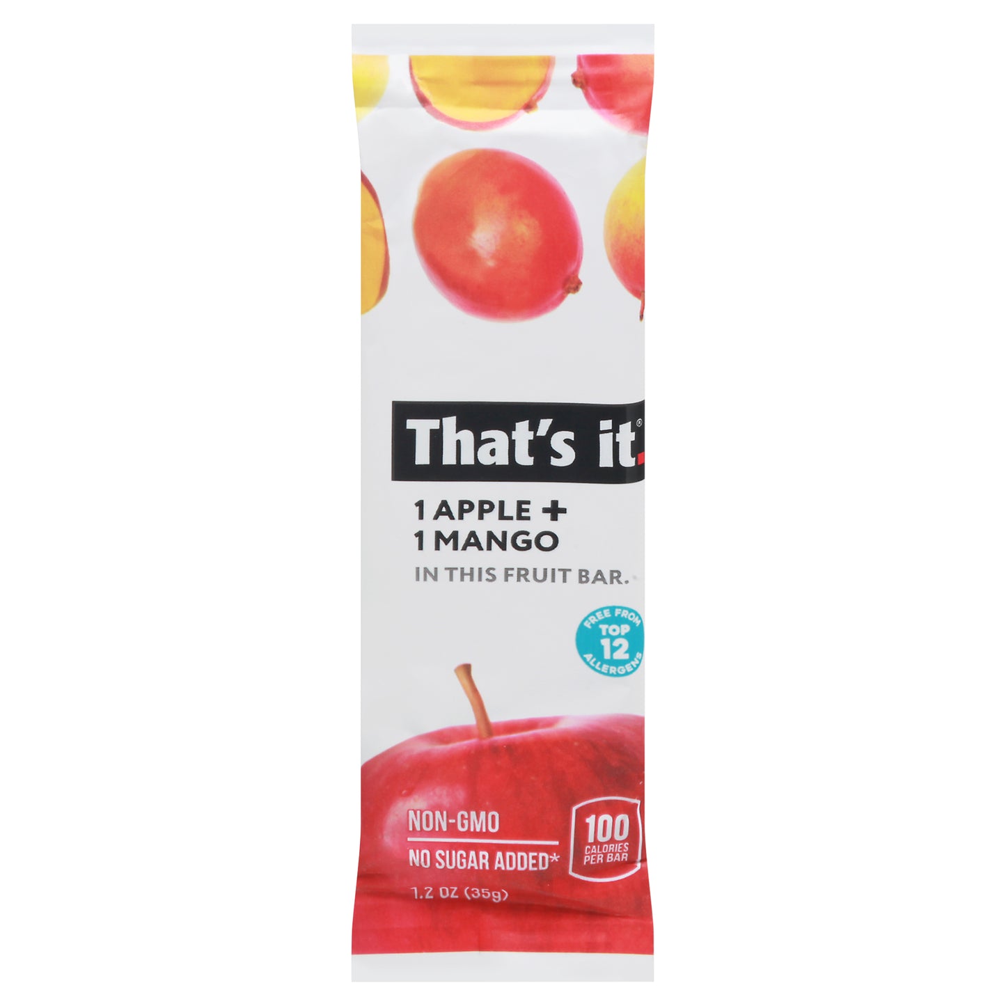 That's It Apple + Mango Fruit Bar 1.2 oz