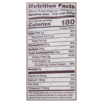 Bob's Red Mill Old Fashioned Whole Grain Organic Rolled Oats 16 oz