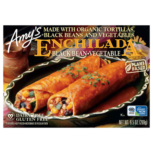 Black Bean Vegetable Enchilada