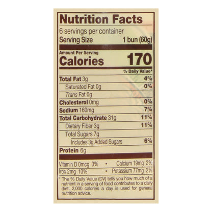 Ozery Family Bakery Morning Rounds Fruit & Grain Muesli Breakfast Buns 6 ea