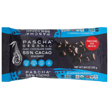Pascha Dark Chocolate Chips 8.8 ea