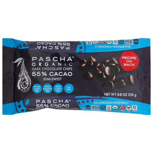 Pascha Dark Chocolate Chips 8.8 ea