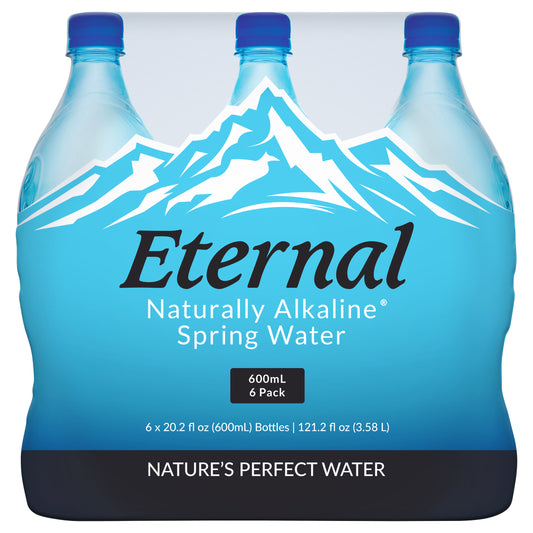 Eternal Water 6 x 600ML (20.3 Oz) 6 Packs