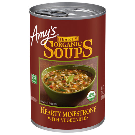 Hearty Minestrone with Vegetables Soup