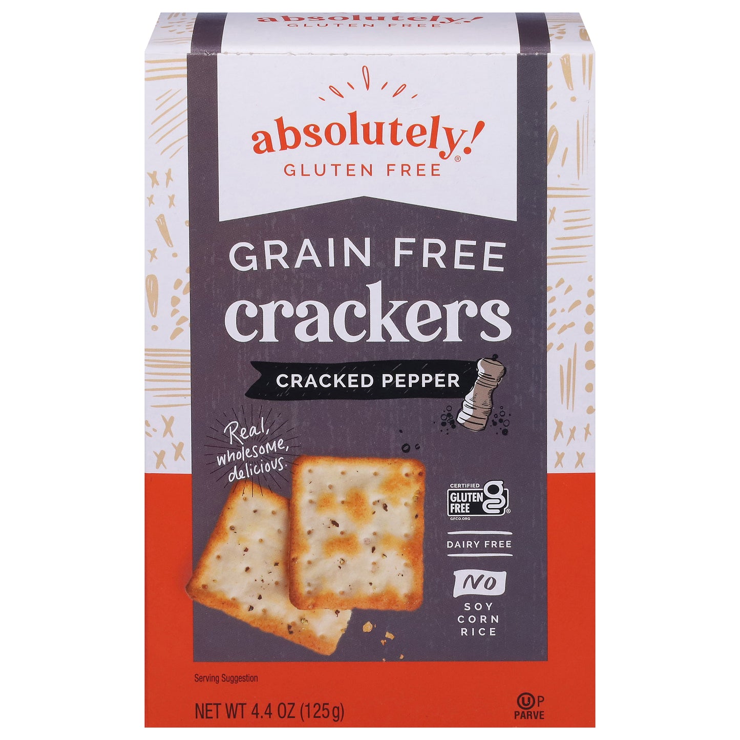 Absolutely! Gluten Free Grain Free Cracked Pepper Crackers 4.4 oz